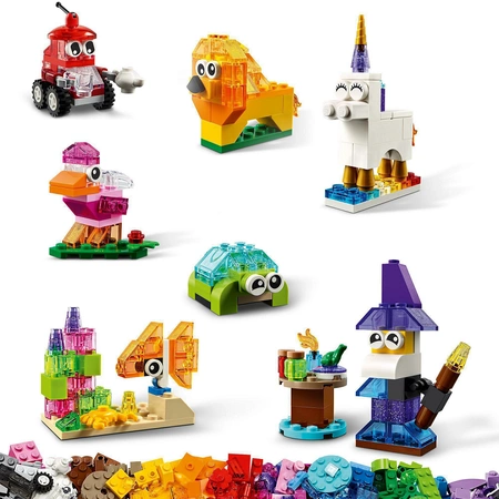 LEGO Classic - Kreatywne przezroczyste klocki 11013