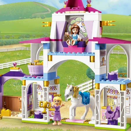 LEGO Disney Princess Królewskie stajnie Belli i Roszpunki - 43195