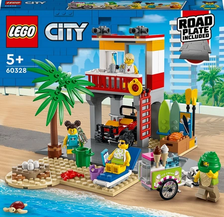 LEGO City - Stanowisko ratownicze na plaży 60328