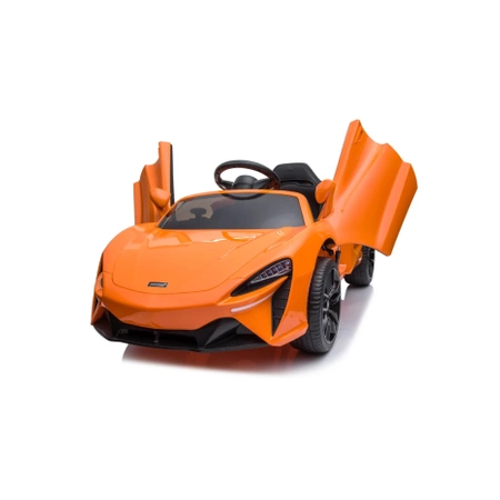 Pojazd na akumulator Mclaren Artura pomarańczowy dla dzieci