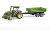 BRUDER Traktor John Deere 5115M z przyczepą wywrotką 02108