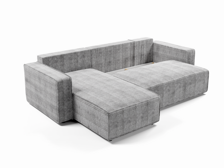 Narożnik BRIK w tkaninie POSO - funkcja spania