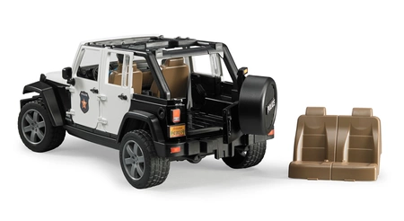 BRUDER 02526 Jeep Wrangler Unlimited Rubicon policyjny z figurką policjanta