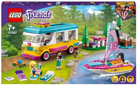 LEGO Friends Leśny Mikrobus kempingowy i żaglówka - 41681