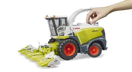 BRUDER 02134 Claas Jaguar 980 Sieczkarnia samojezdna z przyrządem Orbis do zbioru kukurydzy