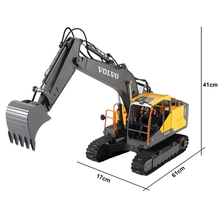 DOUBLE EAGLE Zdalnie sterowana koparka Volvo 2,4GHz