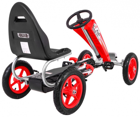 Gokart Na Pedały Full Ahead AIR czerwony - F8-1.CR