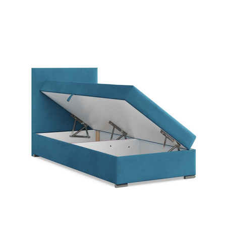 ADAMS Łóżko kontynentalne CALVI 90x200 cm Trinity Azur