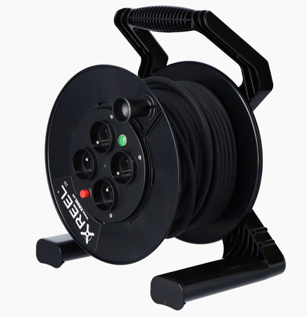 PCE Przedłużacz zwijany na bębnie XREEL wejście 30 mb H05RR-F 3x1,5/ 4xGS