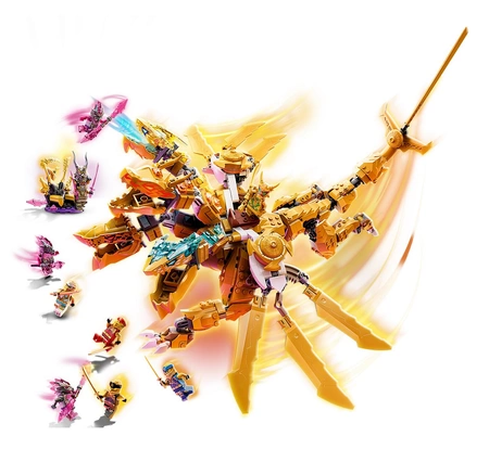 LEGO Ninjago Złoty Ultra Smok Lloyda - 71774