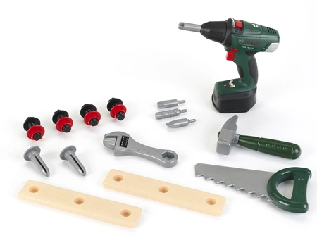 Klein Skrzynka narzędziowa Bosch II z wiertarko-wkrętarką dla dzieci