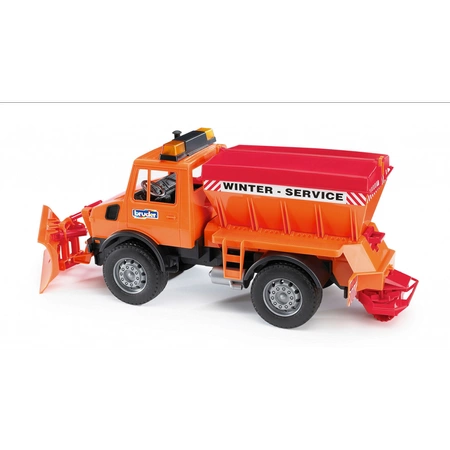 BRUDER MB Unimog odśnieżarko piaskarka 02572