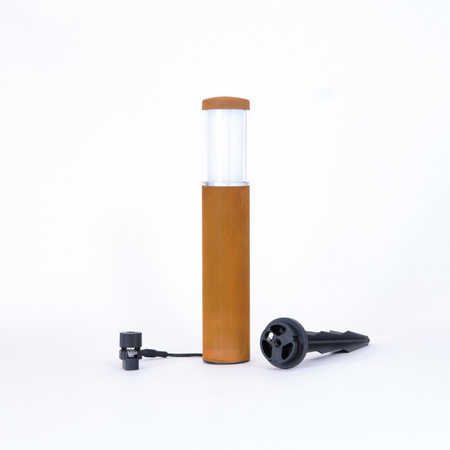 IN-LITE Słupek oświetleniowy LIV LOW CORTEN 37,2 cm