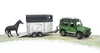 BRUDER 02592 Land Rover z przyczepą dla konia i figurką konia