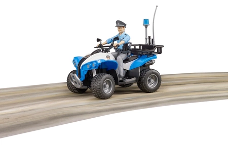 BRUDER 63010 Quad z policjantką i akcesoriami
