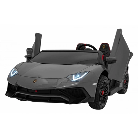 Auto Lamborghini Aventador SV na akumulator dla 2 dzieci szary