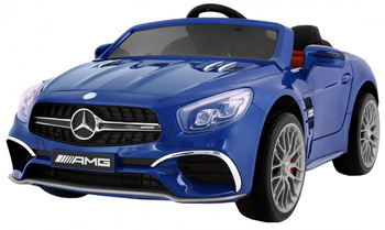 Auto na akumulator Mercedes AMG SL65 lakier niebieski + Pilot + Bagażnik + Regulacja siedzenia + MP3 LED + Wolny Start