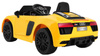 RAMIZ Audi R8 Spyder na akumulator żółty + pilot + EVA + Radio MP3 + LED
