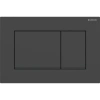 GEBERIT Przycisk uruchamiający Sigma30, przedni, czarny mat-czarny-czarny mat, easy-to-clean 115.883.16.1