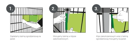 THERMOPLAST taśma ogrodzeniowa CLASSIC LINE RAL 8011 brązowa 19cm x 26 m