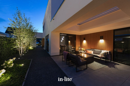 IN-LITE Oprawa ścienna EVO DOWN DARK 100-230V BLACK