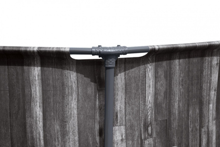 BESTWAY Basen stelażowy Steel Pro MAX 366x100 Imitacja Drewna 12FT 4w1
