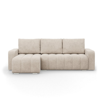 ADAMS Narożnik ABRIELLE z leżanką w kształcie L ABRIAMO jasny beż / bonell