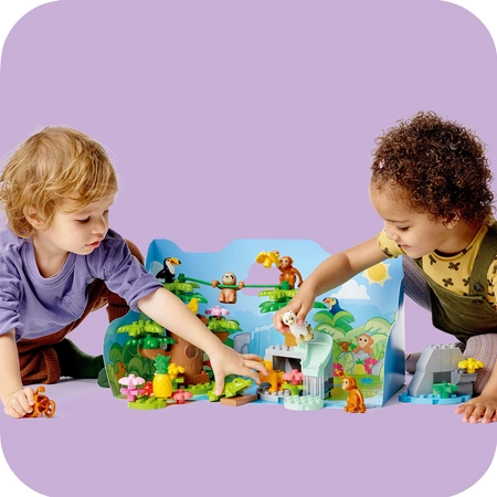 LEGO DUPLO Town - Dzikie zwierzęta Ameryki Południowej 10973