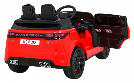 Range Rover Velar na akumulator czerwony + Pilot + EVA + Wolny Start + MP3 LED