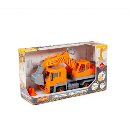 BRUDER JCB Wózek z ładowaczem teleskopowym plus paleta 02512