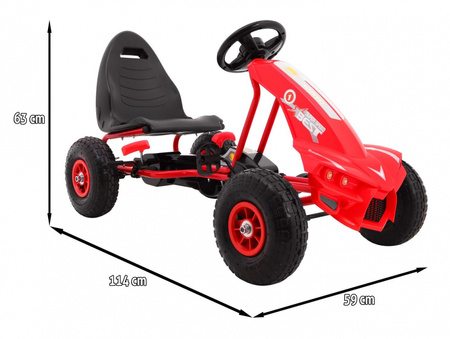 Gokart Champion czerwony - A18.CR