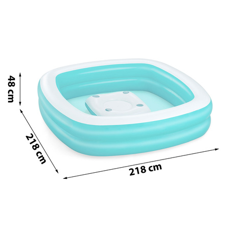 BESTWAY Basen dmuchany 218 x 218 x 48 cm Sippin' Summer