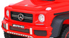 Autko na akumulator Mercedes G63 AMG czerwony + Pilot + 6 kół EVA + Wolny Start + MP3 LED