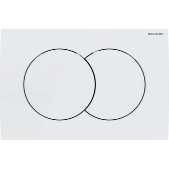 GEBERIT Przycisk uruchamiający Delta01, przedni, biały-alpin