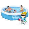 BESTWAY Basen ogrodowy rozporowy 244 x 61 cm z akcesoriami 9w1