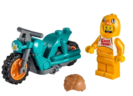 LEGO City Motocykl kaskaderski z kurczakiem 60310