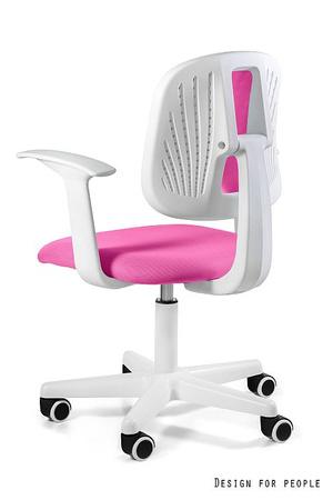 UNIQUE SPARKY Fotel obrotowy dla dzieci różowy