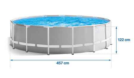 INTEX 26726 Basen ogrodowy stelażowy 457 x 122 cm 21w1
