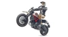 BRUDER 63051 Scrambler Ducati Desert Sled z kierowcą