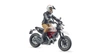 BRUDER 63051 Scrambler Ducati Desert Sled z kierowcą