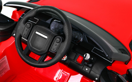 Range Rover Velar na akumulator czerwony + Pilot + EVA + Wolny Start + MP3 LED