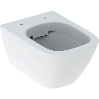 GEBERIT Smyle Square Wisząca miska WC, lejowa, krótka, Rimfree 49 cm