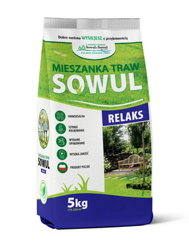 SOWUL&SOWUL Mieszanka traw gazonowych Relaks - worek 5kg