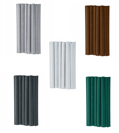 THERMOPLAST KLIPSY OMEGA taśmy ogrodzeniowej RAL 7040 - 10szt