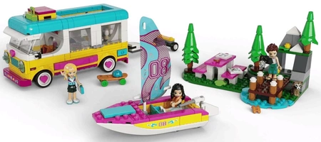 LEGO Friends Leśny Mikrobus kempingowy i żaglówka - 41681