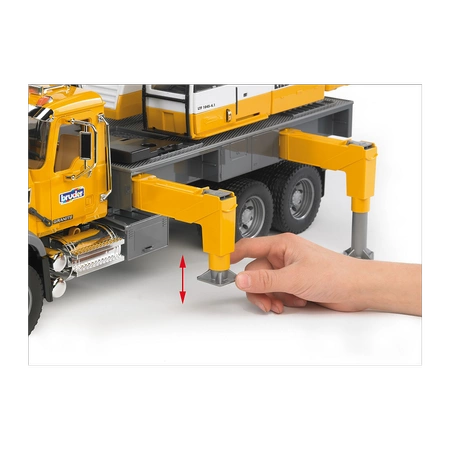 BRUDER MACK Wywrotka niebieska 02815