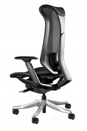 UNIQUE Focus Fotel obrotowy czarny - czarny