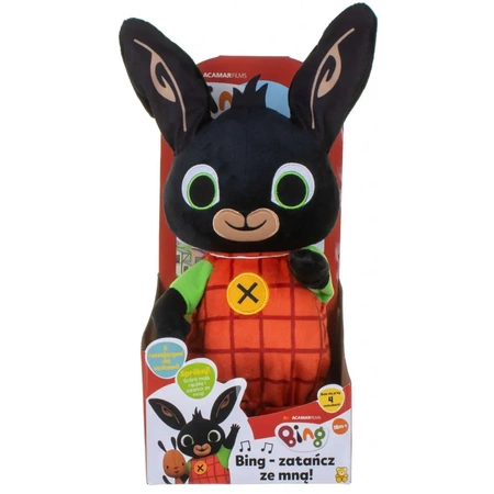 GOLDEN BEAR BING Roztańczony Króliczek Bing Interaktywna przytulanka, pluszak
