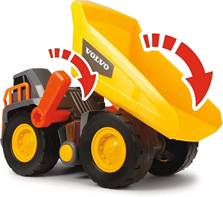 Wywrotka Volvo ze światłami i dźwiękiem