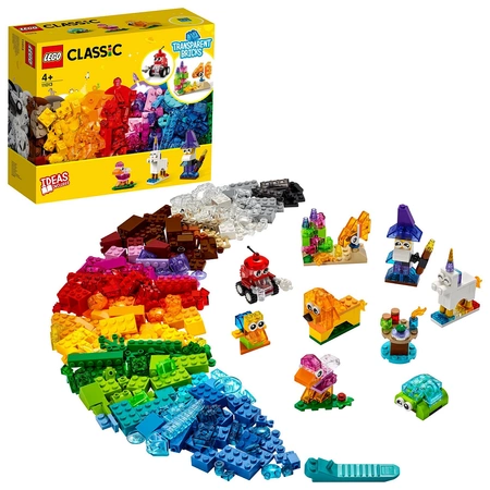 LEGO Classic - Kreatywne przezroczyste klocki 11013